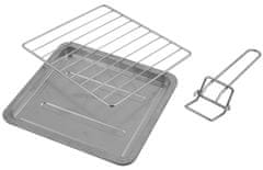 Esperanza Mini pečica Esperanza EKO008, 20 l, 1600 W, črna, z mehaničnim časovnikom in rešetko za žar, prostostoječa