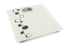 Esperanza Elektronska osebna tehtnica Esperanza EBS005, bele barve, pravokotna, kapaciteta 180 kg, LCD zaslon, natančnost 100 g.