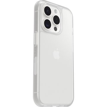 slomart OTTERBOX REACT CASE za APPLE IPHONE 15 PRO - črn in prozoren, odporen na udarce, drsenje, 24h dostava
