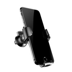BASEUS Držalo za mobilni telefon Baseus Gravity za prezračevalne reže avtomobila (črno), primerno za naprave širine 65-90 mm