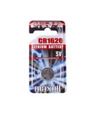 Maxell MAXELL Lithium-Manganese Dioxide CR1620 baterija, 1 kos, 3V, 80 mAh, blister pakiranje, optimalna za razne naprave