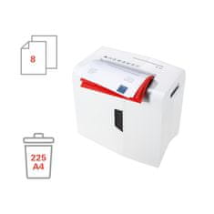 HSM Dokumentni uničevalnik HSM shredstar X8, 4.5 x 30 mm, 8 listov, ločen mehanizem za uničevanje CD-jev