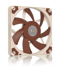 Noctua Računalniški ventilator Noctua NF-A12x15 FLX 12 cm - Bež, Rjav, tih, 3-pin, 1850 RPM, nizka poraba, vključeni vijaki