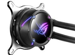 ASUS ASUS ROG STRIX LC II 360 - Komplet za tekoče hlajenje procesorja, črno, 3 ventilatorji, 120 mm, LGA 1700, AM4, TR4