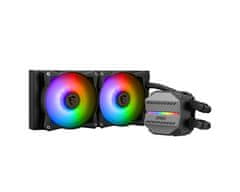 MSI MSI MAG CORELIQUID M240, črni sistem hlajenja za procesor, vse-v-enem, 24 cm, 2 ventilatorja, RGB osvetlitev