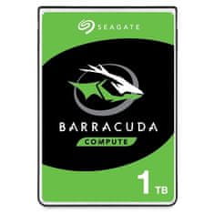 Seagate Seagate BarraCuda 1TB notranji trdi disk 5400 RPM 2.5" SATA III, 128 MB predpomnilnika, zanesljiv in zmogljiv