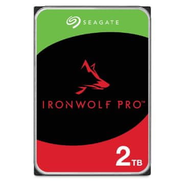 Seagate Seagate IronWolf Pro 2 TB HDD, 7200 RPM, 256 MB predpomnilnika, 3.5" za NAS, zanesljivost in visoka zmogljivost