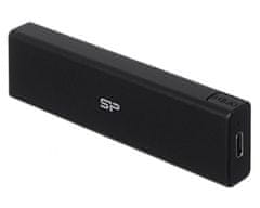 Silicon Power SILICON POWER PD60 USB-C ohišje za M.2 PCIe NVMe/SATA SSD, črno, hitro prenos podatkov do 10 Gbit/s