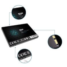 Silicon Power Silicon Power Ace A55 2.5" SSD 128 GB SLC, SATA III, visoka hitrost, odporen proti udarcem in vibracijam