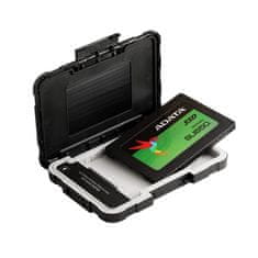 slomart ADATA ED600 črna ohišje za HDD/SSD 2.5", zaščita IP54, USB 3.2, podporni sistemi Windows, Mac in Linux
