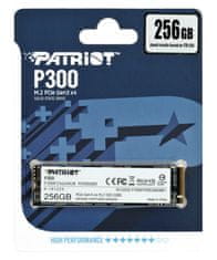 slomart SSD Patriot P300 NVMe 256GB M.2 PCI-Express 1700 MB/s - Hitrost branja, 1100 MB/s - Hitrost pisanja, 24h dostava