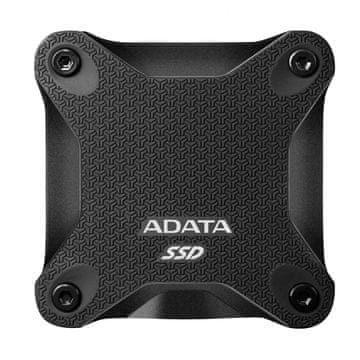 slomart ADATA SD620 1 TB Zunanji SSD - Črn, Shock Resistant, USB 3.2 Gen 2, Hitrost branja do 520 MB/s, Združljiv z več sistemi