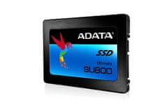 slomart ADATA Ultimate SU800 2,5" SSD, 1,02 TB, Serial ATA III, 520 MB/s pisanja, 560 MB/s branja, CE, RoHS, črn