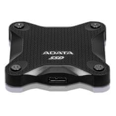 slomart ADATA SSD Disk SD620 2TB Črn - Zunanji SSD z USB 3.2, Hitrost branja do 520 MB/s, Urejen za PC in Mac