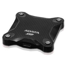 slomart ADATA SSD Disk SD620 2TB Črn - Zunanji SSD z USB 3.2, Hitrost branja do 520 MB/s, Urejen za PC in Mac
