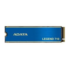 slomart ADATA LEGEND 710 M.2 1 TB PCIe 3.0 NVMe SSD, 2400 MB/s branja, 1800 MB/s pisanja, 3D NAND, visoka zmogljivost
