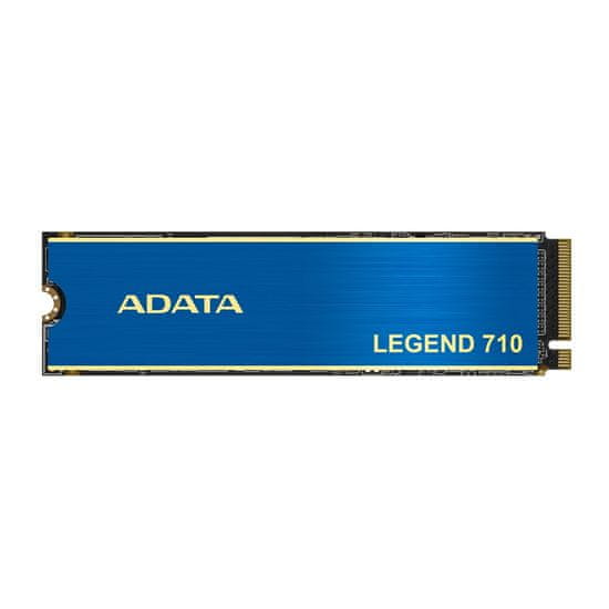 slomart ADATA LEGEND 710 M.2 1 TB PCIe 3.0 NVMe SSD, 2400 MB/s branja, 1800 MB/s pisanja, 3D NAND, visoka zmogljivost