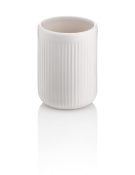 Kela Skodelica Adele keramika siva in bela KL-23731