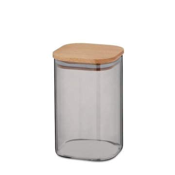 Kela Škatla za shranjevanje steklo / les NEA 1,5 l KL-10778