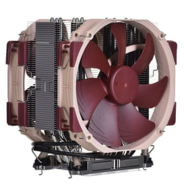 Noctua Noctua NH-U14S DX-4677 procesorski zračni hladilnik, 140 mm, svetlo rjav, srebrn, zasnovan za Intel Xeon W, 24.6 dB.