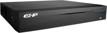 Dahua Omrežni videorekorder EZ-IP EZN-104E1-P4, črn, 4-kanalni, podpora H.265, 8 MP, 8 TB, PoE, HDMI, CE/FCC sertificiran