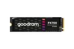 GoodRam Goodram PX700 SSD 1,02 TB M.2 PCIe 4.0 NVMe, hitrost branja 7400 MB/s, pisanje 6500 MB/s, 3D NAND