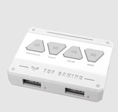 ASUS Asus TUF Gaming TF120 ARGB White Edition - 3 x 12 cm RGB ventilatorji za hlajenje, daljinski upravljalnik in visoka zmogljivost