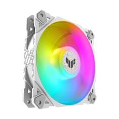 ASUS Asus TUF Gaming TF120 ARGB White Edition - 3 x 12 cm RGB ventilatorji za hlajenje, daljinski upravljalnik in visoka zmogljivost