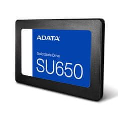 slomart ADATA ASU650SS-512GT-R notranji SSD 2.5" 512 GB SATA III 3D NAND, hitrosti branja do 520 MB/s, odporen na udarce