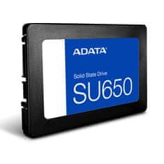 slomart ADATA ASU650SS-512GT-R notranji SSD 2.5" 512 GB SATA III 3D NAND, hitrosti branja do 520 MB/s, odporen na udarce