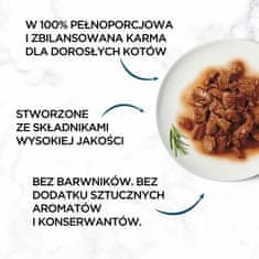 slomart PURINA Gourmet Perle Mix - mokra hrana za mačke, 60x85 g, okus: piščanec, riba, zajec, losos, za odrasle mačke