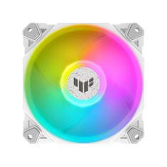 ASUS Asus TUF Gaming TF120 ARGB White Edition - 3 x 12 cm RGB ventilatorji za hlajenje, daljinski upravljalnik in visoka zmogljivost