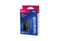 GoodRam Goodram SSDPR-HX200-2K0 zunanji SSD 2 TB USB Type-C, USB 3.2 Gen 2x2, črna barva, hitrosti branja do 1600 MB/s
