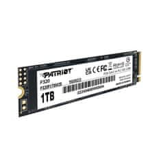 slomart SSD PATRIOT VIPER P320 M.2 PCIe Gen 3 NVMe 1TB, 3000 MB/s branja in 2200 MB/s pisanja, 480 TBW, 2280 mm