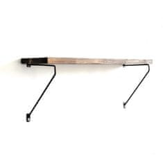 Woody Fashion Dekorativna lesena stenska polica, WR038