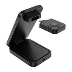 Choetech Magnetni polnilec 3-v-1 Choetech T611-F 15W za iPhone serije 12/13/14/15