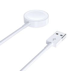 Choetech Choetech brezžični polnilec za Apple Watch USB-A (bel)