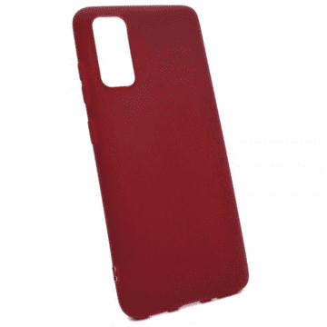 Onasi Silikonski ovitek za Samsung Galaxy S25 - mat liquid - rdeč