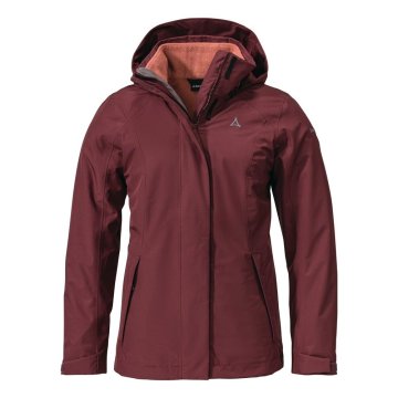 Schöffel Jakne uniwersalne bordo rdeča S Winterjacke 3in1 Partinello