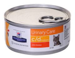 Hill's Hill's Prescription Diet Multicare za mačke 156 g - Urinarna zdravje, brez umetnih barvil, z okusom svinjine in piščanca