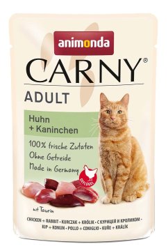 shumee Animonda Carny vrečka za odrasle piščance in kunce 85 g
