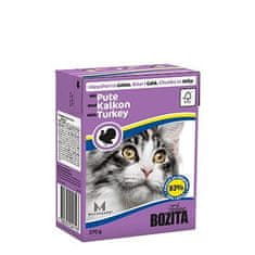 Bozita Bozita 4919 mokra hrana za mačke s puranom, 370 g - brez sladkorja, brez zrn, primerna za zrele mačke