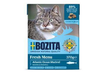 Bozita Bozita Mokra hrana za mačke z makrelo v želeju, 370g