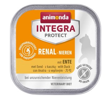 Animonda ANIMONDA Integra Protect Renal Duck - mokra hrana za mačke, 100g, brez glutena, podpora ledvicam in prebavi, brez umetnih barvil