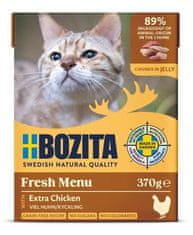 Bozita Bozita 4917 mokra hrana za mačke s piščancem, 370 g, primerna za odrasle mačke, brez alergenov