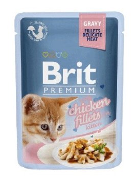 Brit BRIT Premium mokra hrana za mačke s piščančjimi fileti - 85g, brez glutena, za mlade mačke v fazi rasti