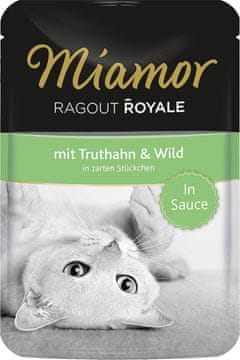 Miamor Miamor Royal ragout v omaki, puran in divjačina (100 g)