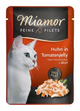 Miamor Miamor 100 g mokra hrana za mačke s piščancem in paradižnikom, primerna za odrasle mačke z nagnjenjem k prekomerni teži