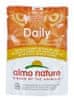 Almo Nature Almo Nature Daily piščanec s sladkovodnimi ribami, mokra hrana za odrasle mačke, 70 g, brez umetnih barvil