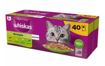 shumee WHISKAS Mešanica okusov v želeju za mačke 40x85g